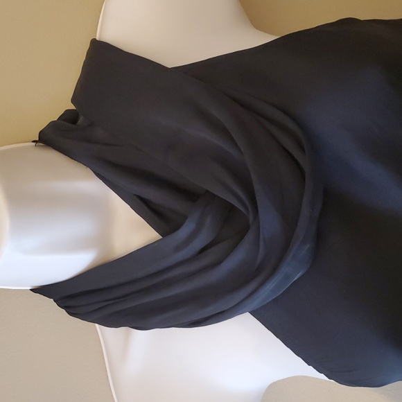 Steve Madden Vava Scarf Neck Cutout Dress In Black Size L NWT'S - Picture 6 of 12